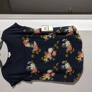 Mason & Belle size L blue and floral print
